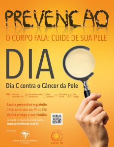 Cartaz Dia C contra o Câncer de Pele